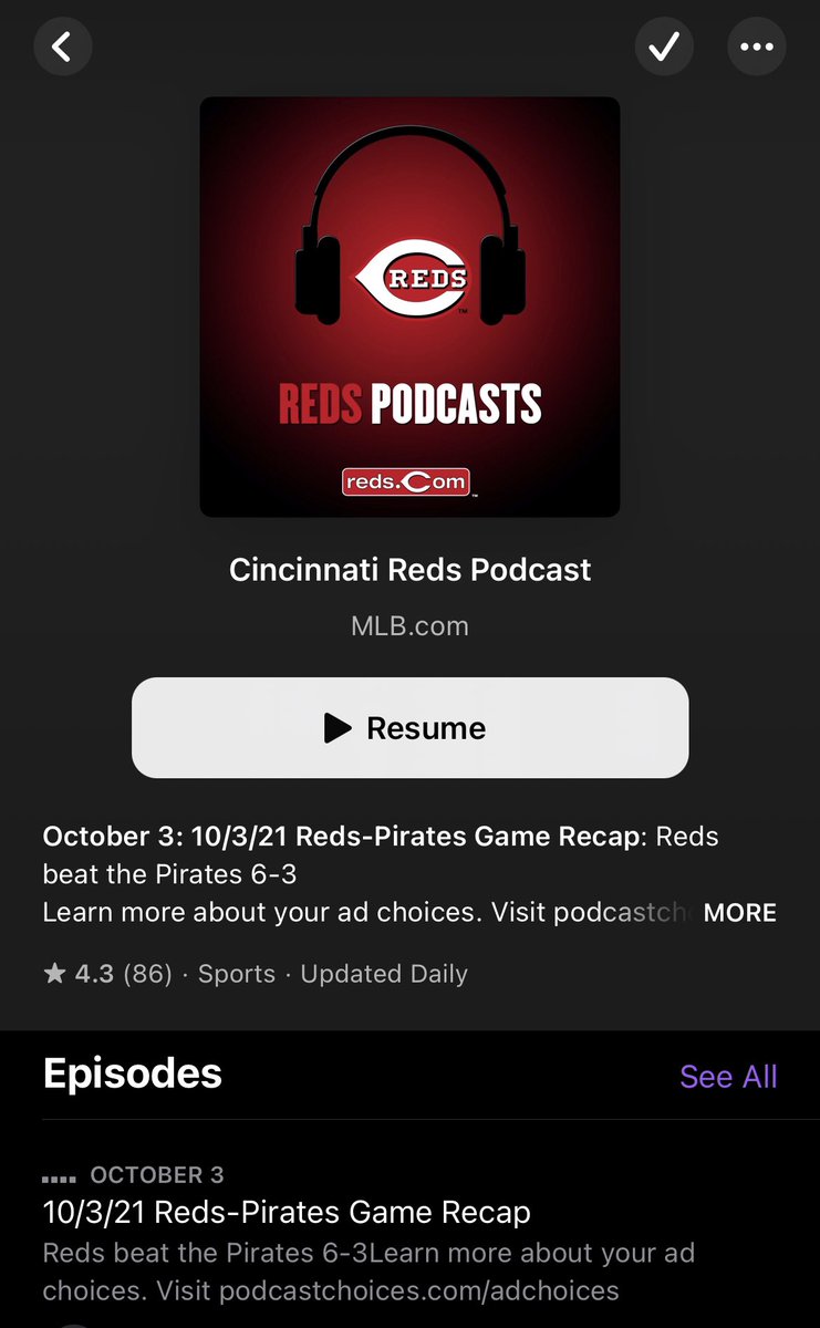 kev_scout's tweet photo. @JimDayTV Not showing up in the Podcasts app though in iOS. 😊 https://t.co/FP11hTaimY