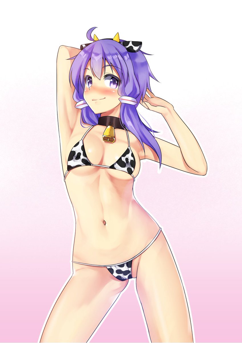 もう年末だし年始に描いた牛柄マイクロビキニゆかりさん
今はより上手くなってるだろうか…… 