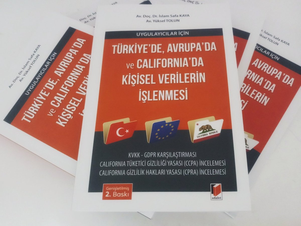 🌟Kişisel veriler konusunda bilinçli #developer 'lar🌟

@islamsafakaya_6 ile yazdığımız kitabımızın 2. baskısını 3 kişiye çekilişle hediye edeceğim. Katılmak için:

1. Tweet'i RT edin 
2. Beni takip edin 

15 Aralık - 20:45'te sonuçları açıklayacağım 🤞