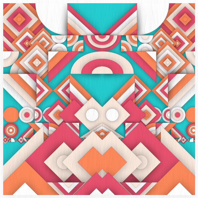 Bloom of Shapes GenArt tweet media