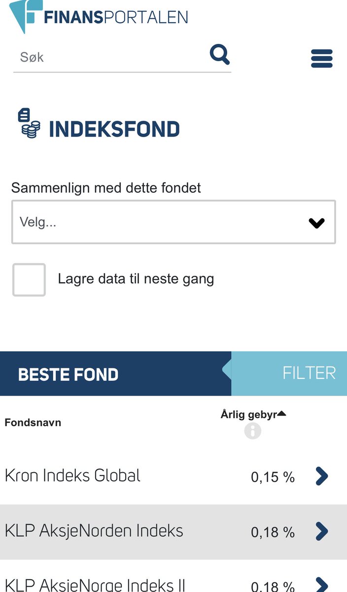 ⁦<a href="/KronSpare/">Kron</a>⁩ med Norges billigste indeksfond #fintwit