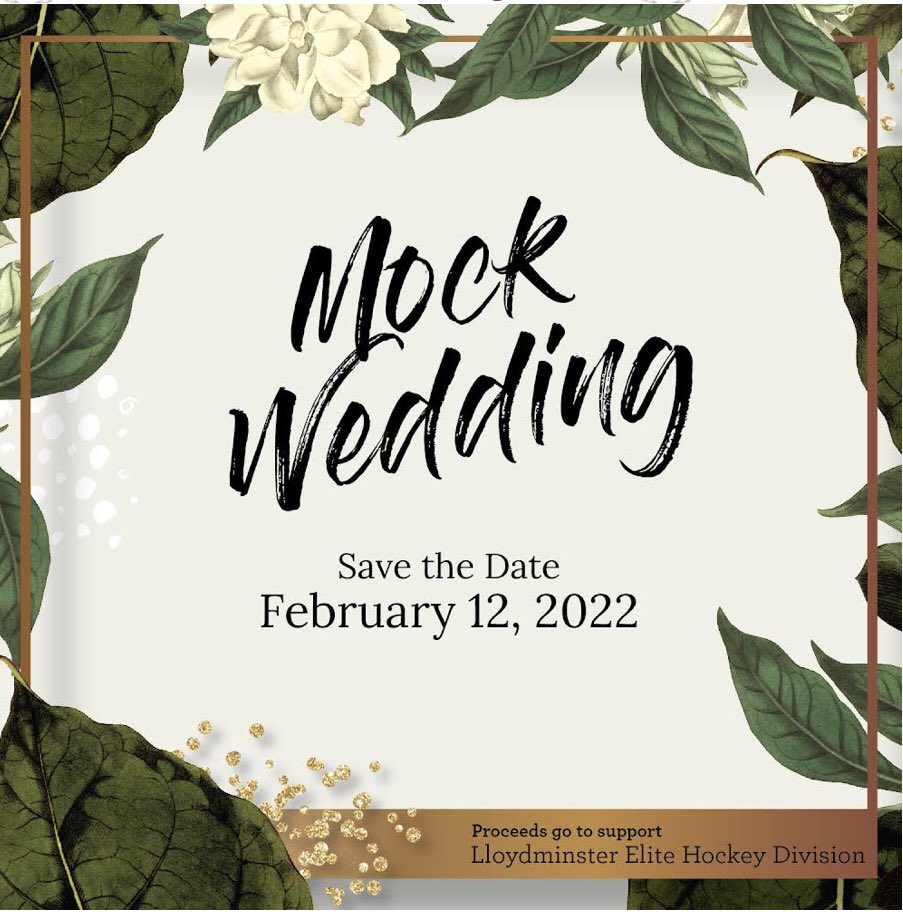 ✨SAVE THE DATE✨

This is one event you won’t want to miss!!!

*all proceeds go towards Lloydminster Elite Hockey Division 

🥂More details coming soon🥂