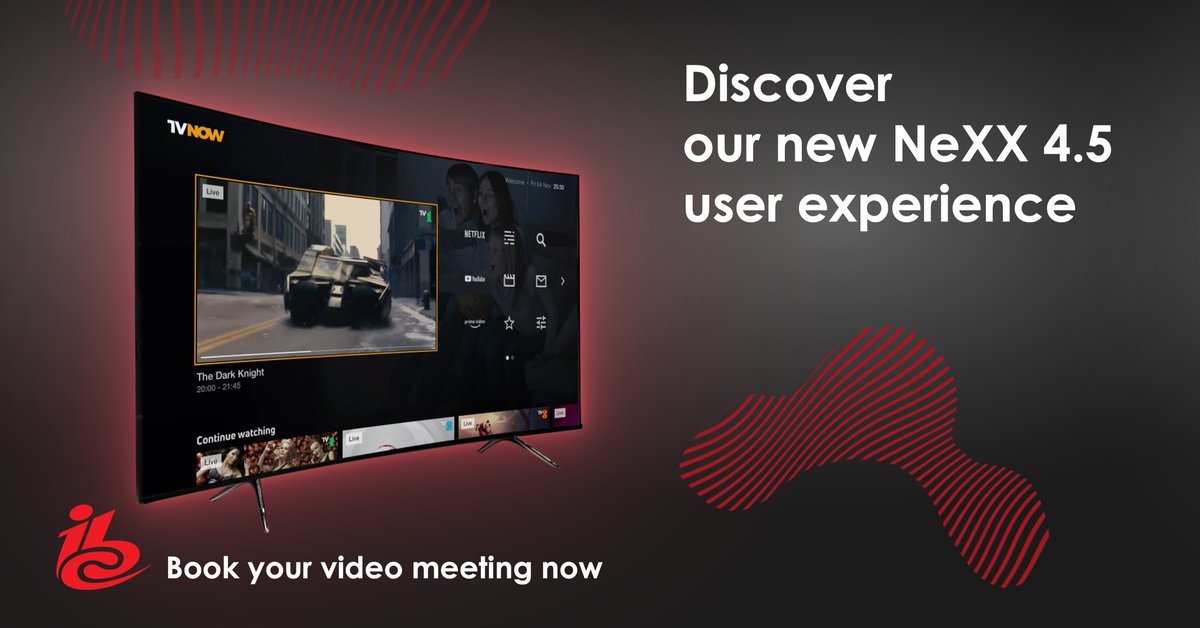 Zappware's tweet photo. Our new NeXX 4.5 product range:

▶️  New TV UI for telecom operators 
▶️  New TV UI for broadcasters and content owners
▶️  New user interface optimized for smart TVs
▶️  Zappware's back office enriched with new operator tools

Contact Us | Zappware https://t.co/J141Ppuds4 https://t.co/9CNa6ZeVNY