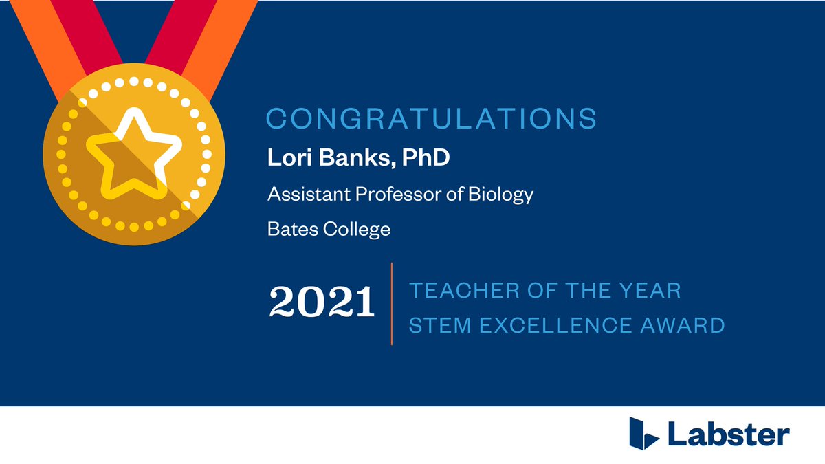 BanksLabAtBates's tweet photo. Super excited to be honored for my teaching and mentoring work! Congrats to the other honorees. π©π½βπ¬β€οΈ #MICROBESQUAD https://t.co/FaKiF7HPHv https://t.co/jpsXtb10R8