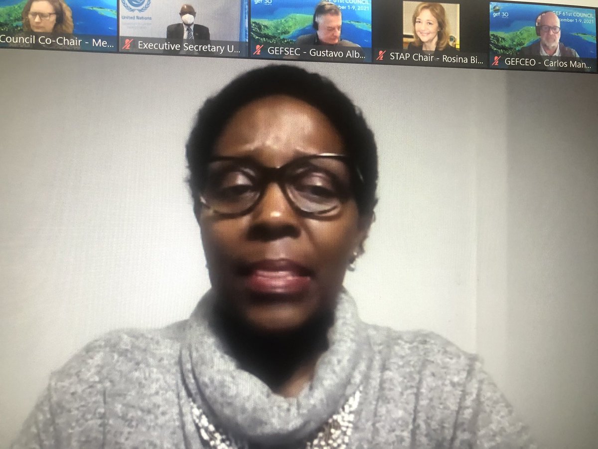 RobbieBisset's tweet photo. .@UNBiodiversity head @mremae addresses #GEFcouncil61 stressing close collaboration between the two secretariats.
Says strong #GEF8 replenishment essential and there is good alignment with #post22 global #biodiversity framework. https://t.co/nU5BpbtsK1
