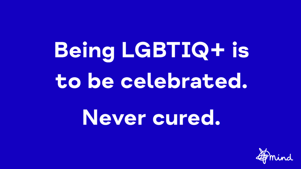 MindCharity's tweet image. 'Conversion therapy' is not a form of therapy - it's unethical, harmful and dangerous.

We're pleased the UK Government has agreed to ban conversion therapy and are running a consultation.

We'll be responding, and so can you.🙌

Visit &amp;gt; bit.ly/3DEt86G

Deadline: 10 Dec