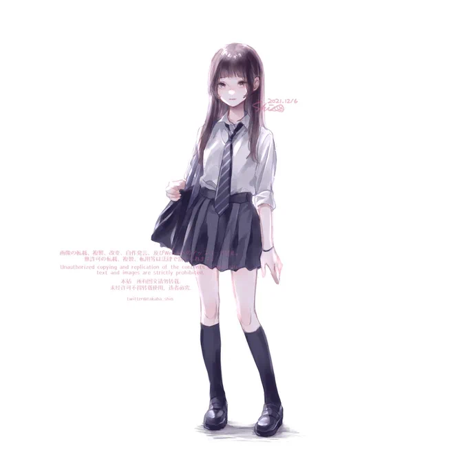 模写練習絵このくらいの色合いを目指したいよな、、 