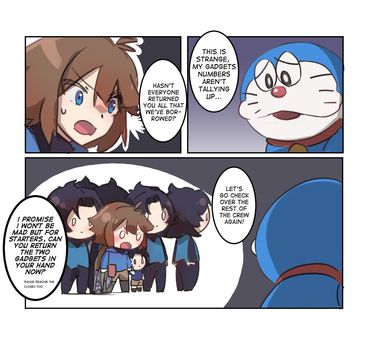 what a disaster
(reup bc i forgot doraemon nose) 