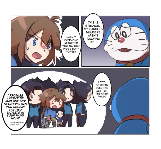 what a disaster
(reup bc i forgot doraemon nose) 