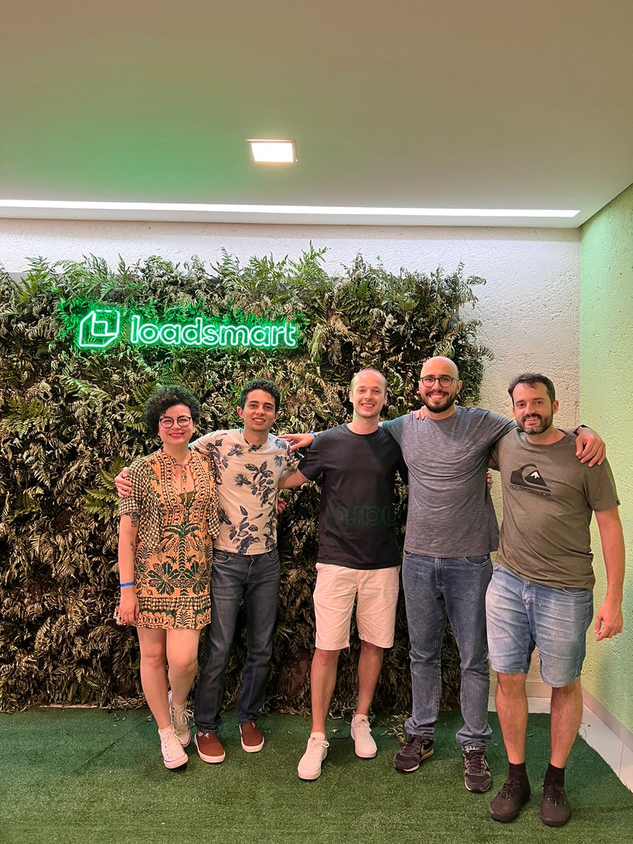 georgersilva's tweet photo. Really proud of my former team at @LoadsmartUS @LoadsmartEng !

A big piece of this team just won first place at loadsmarts 2021 hackathon!

Congrats folks! One of the finest people I've ever worked with 😍 https://t.co/W3WjGnz7Fd