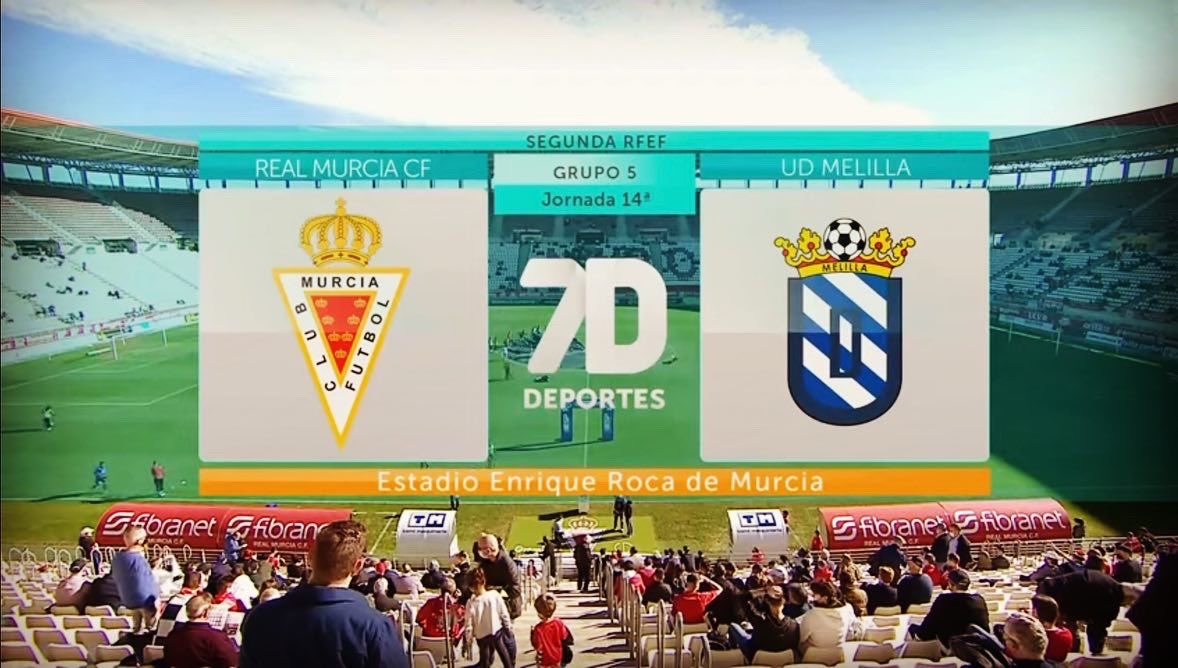 davidjavega's tweet photo. #RealMurciaMelilla
#2RFEF
#EstadioEnriqueRoca
#JuanCervantesDavidKaranka
#La7TV https://t.co/BMT9Nkkoni
