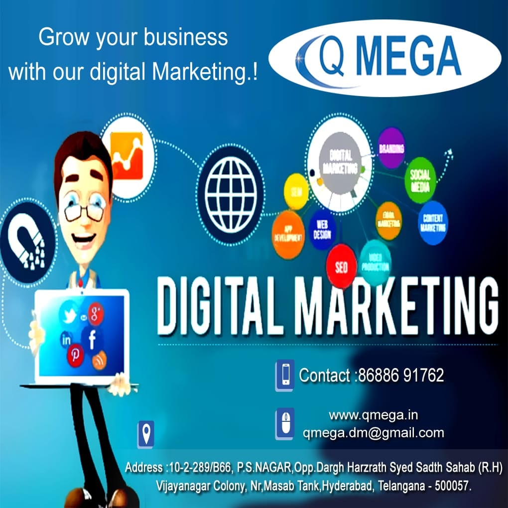 gsp_mega's tweet photo. Q Mega Digital Marketing providing all the web services like Website Design, SEO, SEM, SMM, SMO, Email marketing, ORM, content marketing, PPC, campaigns etc.
Note:If you want any web service please contact us.
Mail id:qmega.dm@gmail.com
Contact Number:8688691762
#qmega #webdesign https://t.co/ZN3eQFPZBE