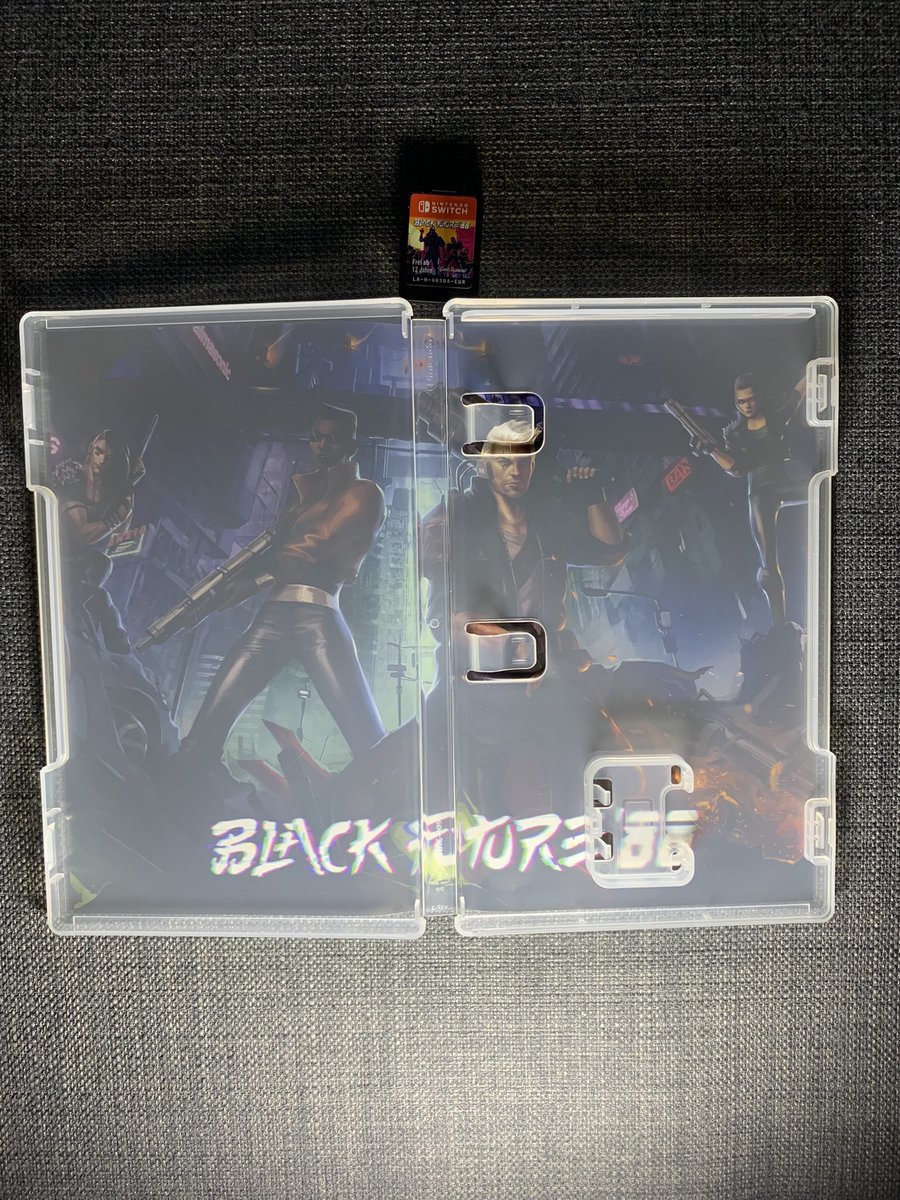 CjHellectric's tweet photo. Welcome on my #nintendoswitch physical collection:

#BlackFuture88 (@superscarysnake @GoodShepherdEnt)

Black Future '88 è uno sparatutto 2D roguelike in stile synth-punk.

#indiegame #indiependentgamer #IndieGameDev #indiedev #Nintendo https://t.co/ODlVlu471D