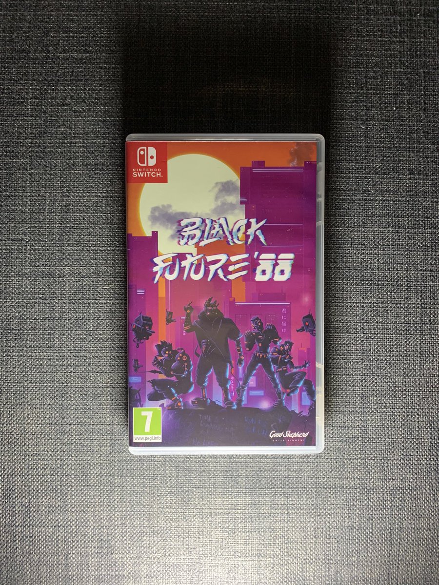 CjHellectric's tweet photo. Welcome on my #nintendoswitch physical collection:

#BlackFuture88 (@superscarysnake @GoodShepherdEnt)

Black Future '88 è uno sparatutto 2D roguelike in stile synth-punk.

#indiegame #indiependentgamer #IndieGameDev #indiedev #Nintendo https://t.co/ODlVlu471D