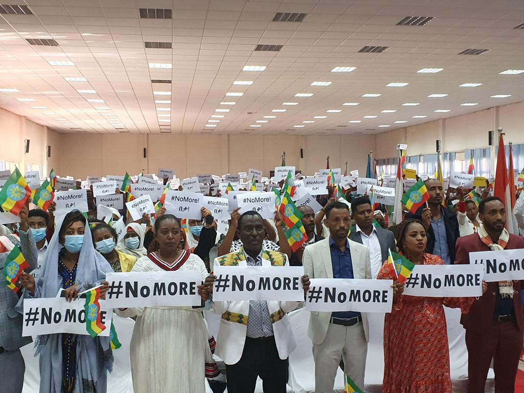 Shout out to Addis Ababa saying #NoMore to being treated like second class characters in ur own story. As a "Western-trained" journalist &amp; Ethiopian, I've been appalled by how majority of Ethiopian voices continue to be dismissed as they suffer an armed insurgency. @Twittersafety