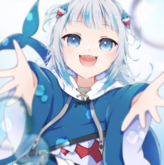今年の2月に描いたののリメイク🦈

#がうるぐら #hololive #hololiveEnglish #gawrt #HololiveEN #イラスト #絵柄が好みって人にフォローされたい #絵師さんとつながりたい 