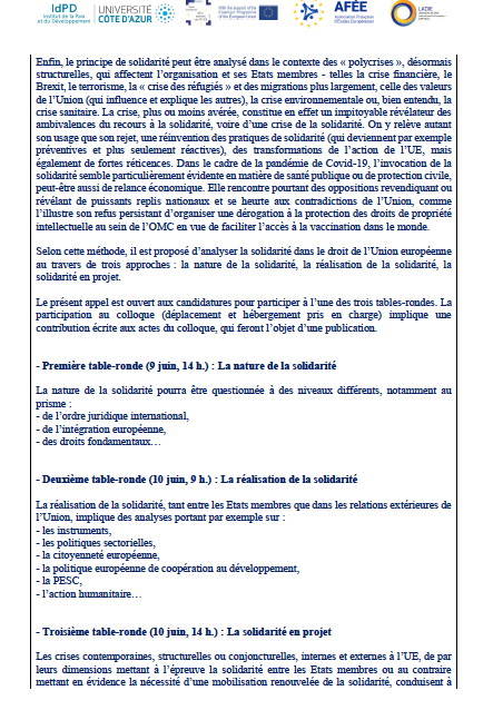 Jeune Recherche de l'AFEE tweet media