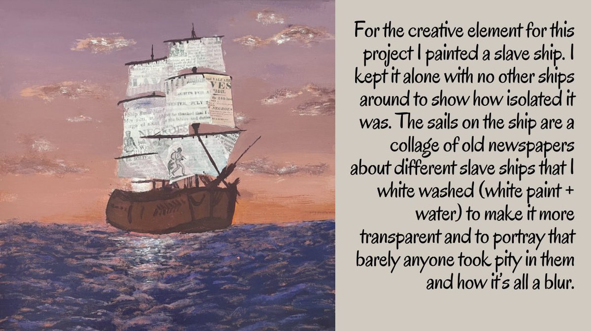 judithperera's tweet photo. Year 9s @BSC_SSHistory have turned in their projects after a term of reading and discussing #theslaveship by @MarcusRediker! Continually amazed by the creativity of our students! #hybridschool #oldimperialism #newcurriculum @BSColomboLK @ssyear9 @BSC_SSHead https://t.co/l403EreRfk
