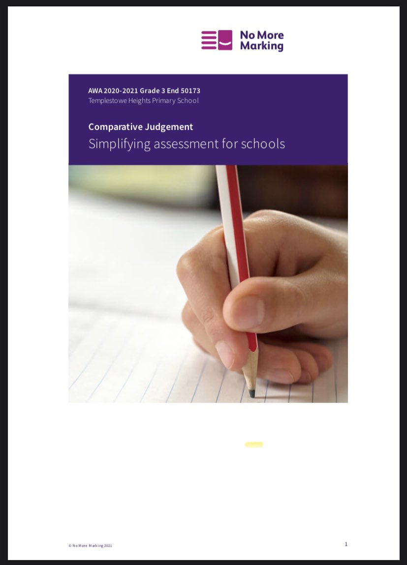 jettybe3's tweet photo. Tonight, schools in ‘Assessing 🇦🇺Primary Writing’ project with @nmmarking received time2/yr3 data.
Look forward to unpacking it in Thurs results web with @daisychristo 7pm. At a glance the info re student outcomes is stunning me! @tempyheightsps @BentleighWest @NathanielRSwain https://t.co/2YdejM3fm7