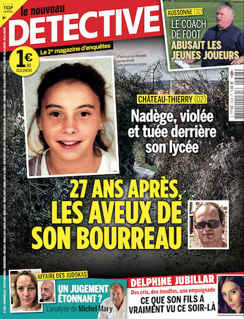 MagDetective's tweet photo. Le Nouveau Détective n°2048 ‼️

Il aura fallu vingt-sept ans pour venger la petite Nadège : son bourreau démasqué...

En vente dans les kiosques et disponible sur https://t.co/DBsRxt08mE https://t.co/9WYEV3p4Uv