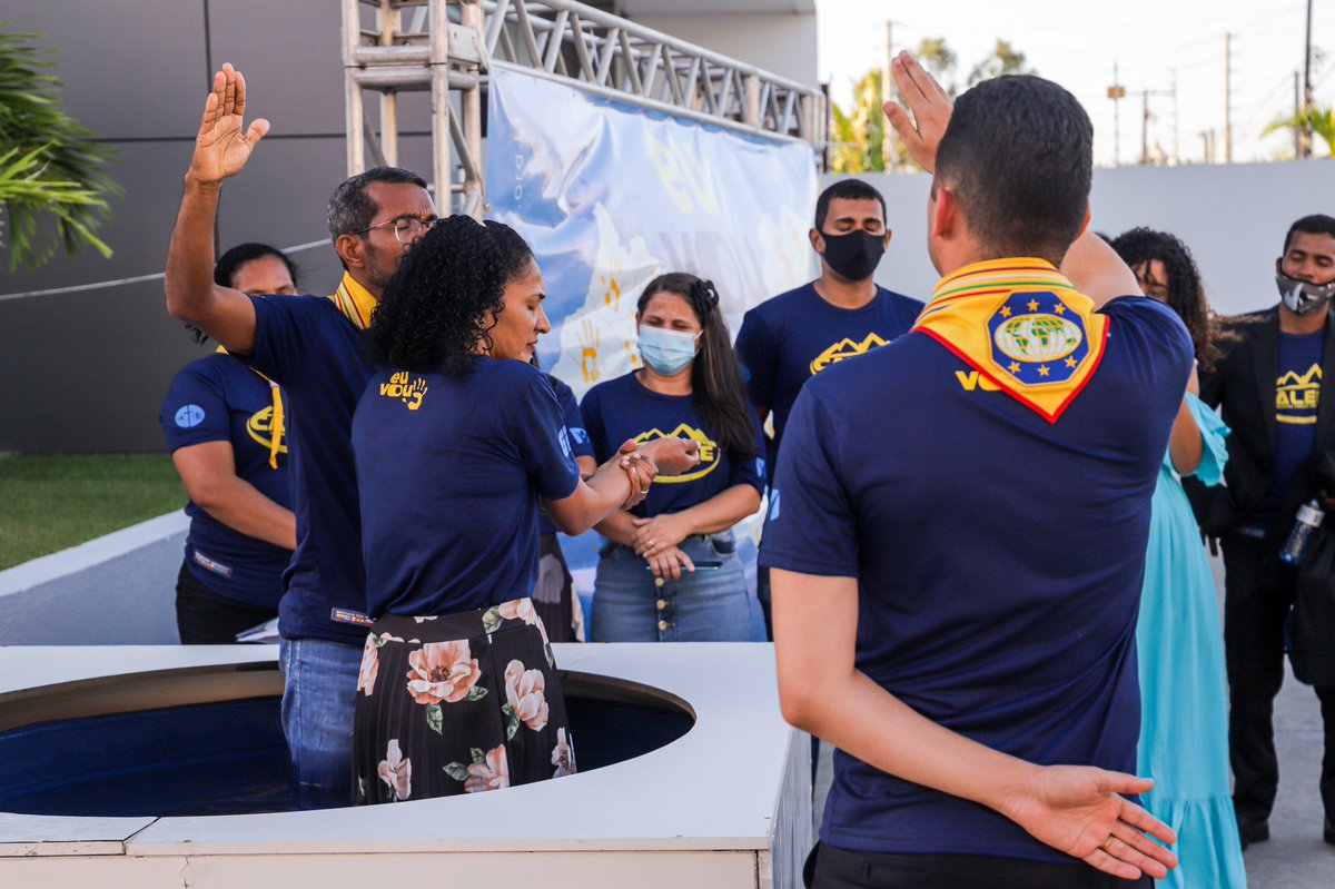 PrC_Augusto's tweet photo. Batismo das Primícias da #MissaoCalebe em Alagoas no #ConcilioAnual.
Ninguém será deixado para trás em nosso Estado.
#VaiCalebe
#DreamTeam https://t.co/xYxDChVIEI