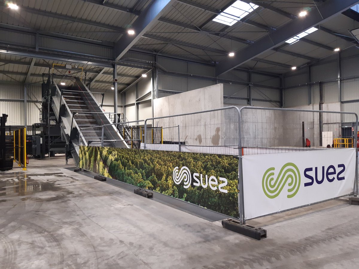 Aujourd'hui Inauguration du centre de tri et de Valorisation @suezFR sur l’Ecopôle de Cheviré. Une nouvelle solution pour répondre aux enjeux environnementaux des industries, entreprises, artisans et collectivités du bassin nantais.