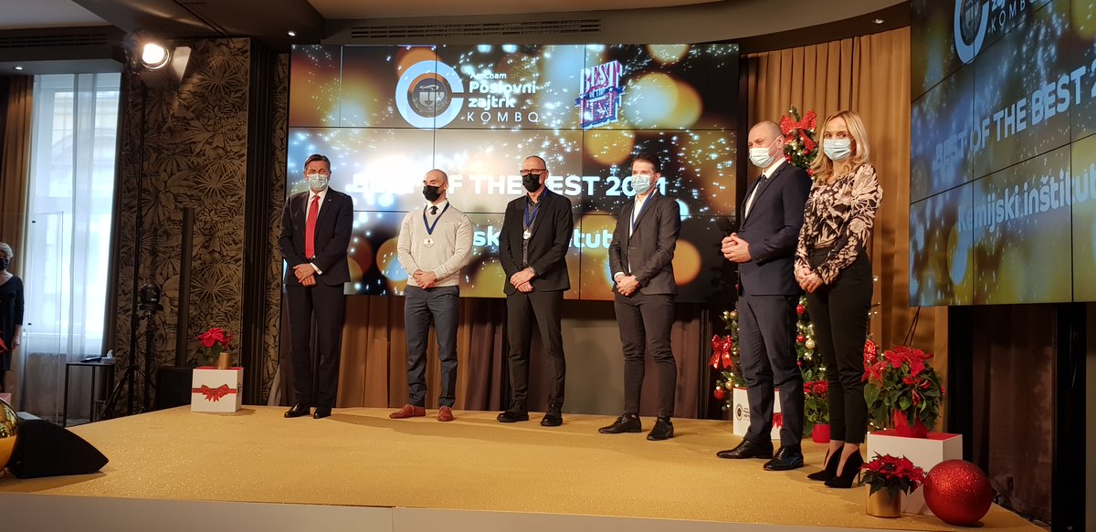 Roman Jerala (@rjerala) on Twitter photo <a href="/kemijski/">Kemijski inštitut</a> se je na tekmovanju poslovnih praks Best of the Best 2021 <a href="/AmChamSlovenia/">AmCham Slovenia</a> predstavil s projektom CCedit o zdravljenju genskih bolezni in osvojil prvo nagrado, ki jo je podelil Predsednik RS @BortuPahor. Čestitke, predvsem Tomažu, Dušku, Špeli... <a href="/kemijski/">Kemijski inštitut</a> se je na tekmovanju poslovnih praks Best of the Best 2021 <a href="/AmChamSlovenia/">AmCham Slovenia</a> predstavil s projektom CCedit o zdravljenju genskih bolezni in osvojil prvo nagrado, ki jo je podelil Predsednik RS @BortuPahor. Čestitke, predvsem Tomažu, Dušku, Špeli...