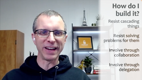 New Unstuck Leadership video! Come explore the power of #ownership with the people you lead.

I look at three questions:
1. What does lack of ownership look like?
2. What does ownership look like?
3. How can you build ownership?
youtu.be/sMk8j1NxfEM