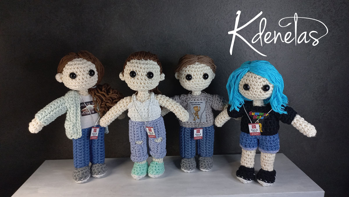 kdenetas's tweet photo. Empieza el desfile de la Han-A family. El encargo más molón del mundo mundial! 🥰#amigurumis https://t.co/r4wmbhMEWy