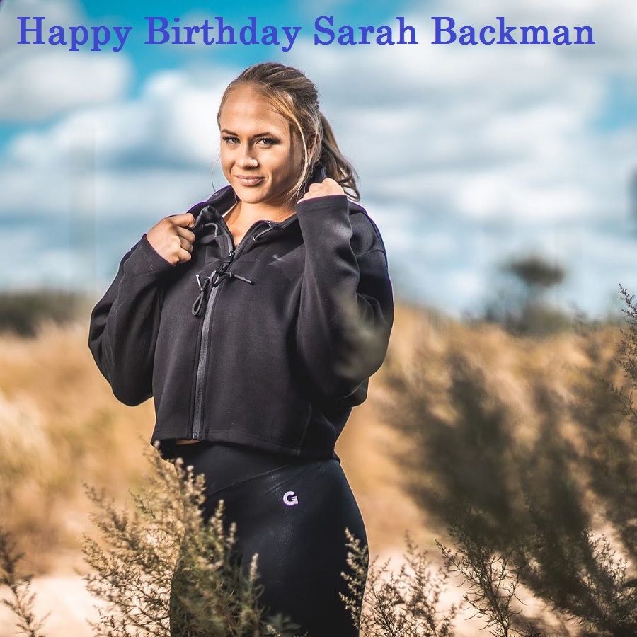 CelebrityBorn's tweet photo. Happy Birthday to Sarah Bäckman (Swedish Wrestler)
#SarahBackman #Wrestler #SarahBackmanBirthday
About : https://t.co/ObkTR2dKGa
#SarahBackman https://t.co/xD0MqB0ZXT