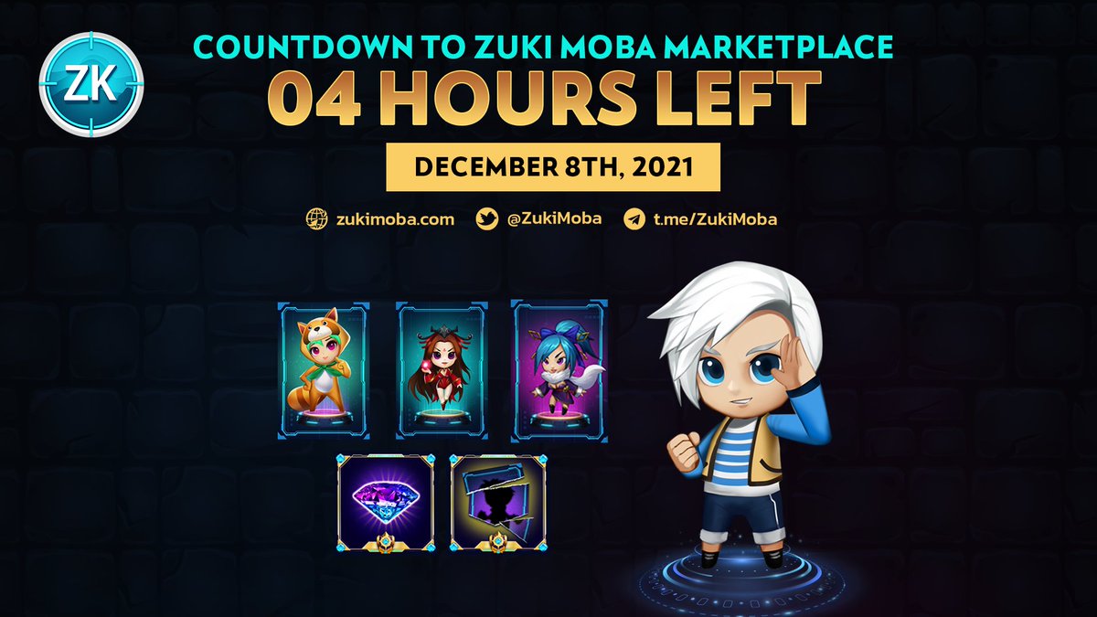 ZukiMoba's tweet photo. ⏳Congratulations to users owning Blindbox in the early sale. For those who missed the early sale, we will open Marketplace in a few hours! 
https://t.co/IyQTuADODZ

Thanks for your support, guys!

❗️Note: Prepare your $ZUKI to buy NFT and $BNB for transaction fee https://t.co/wbJ317hNow