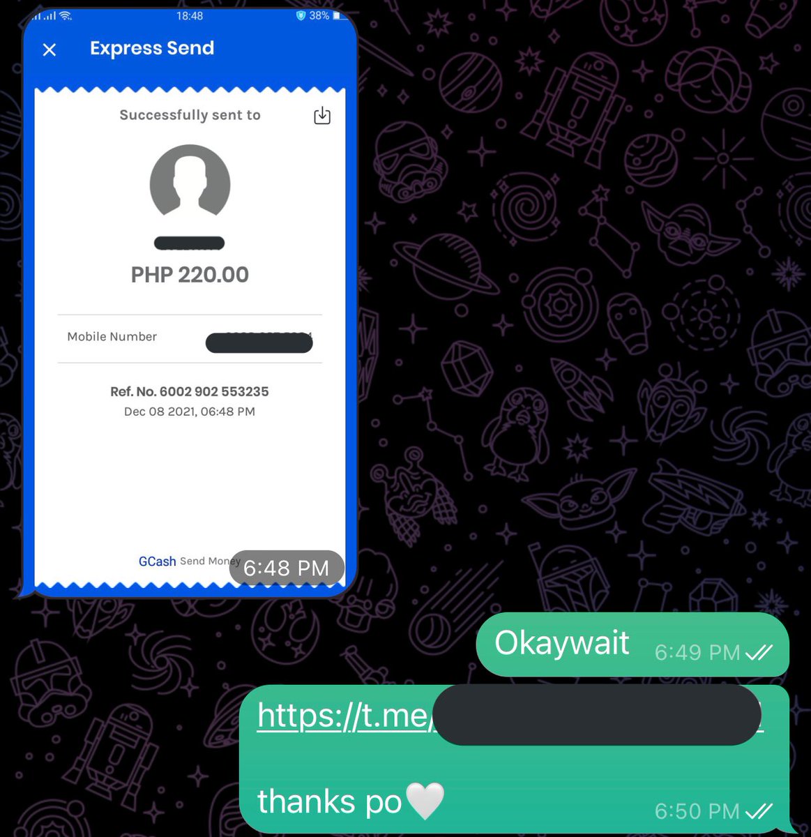 thanks for availing my promo!🤍