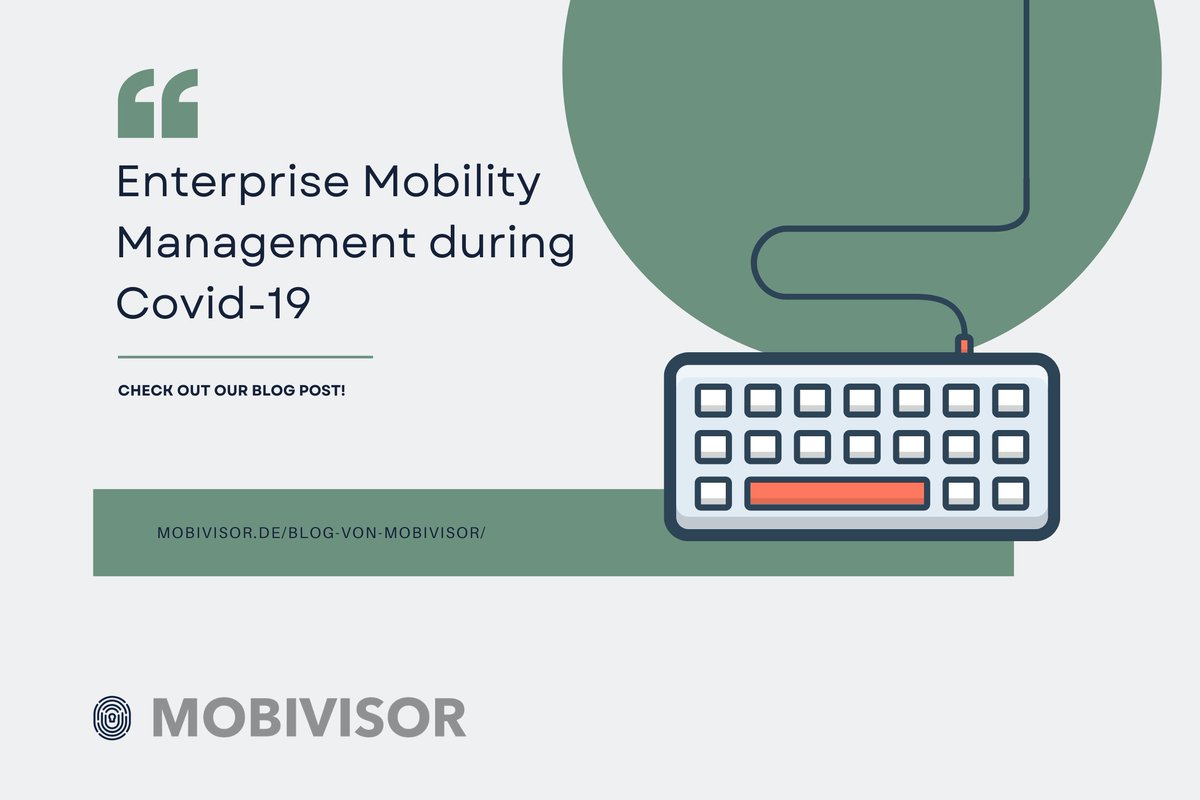 mobivisor's tweet photo. 😷Nearly two years have passed since #Covid19 broke out. This unexpected incident forced all of us to reshape our #flexibility. Companies had to provide smartphones and tablets for their employees very quickly. But what about the #management of those devices? https://t.co/mxI78lnCum