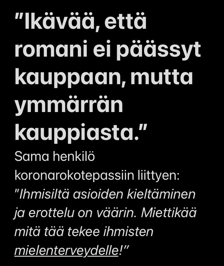 Niinpä niin, ikäväähän se on, mutta ymmärrän kauppiasta…