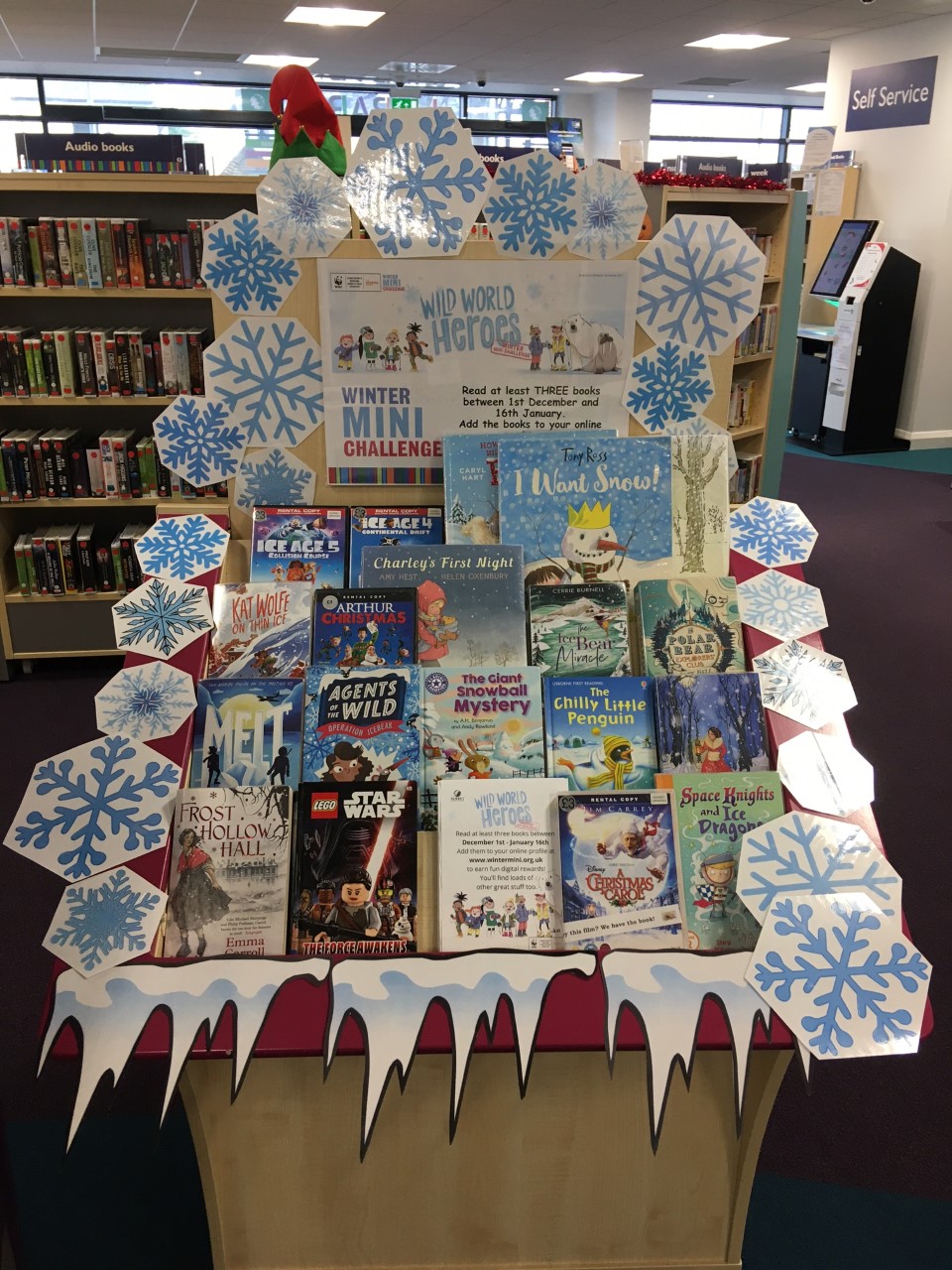 Library Display Ideas For December 17 Winter Bulletin Board Ideas To