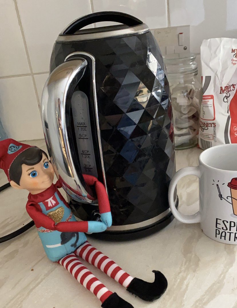 Shady_Dolphin's tweet photo. He’s been very good this year making the tea and coffee! 🤪 https://t.co/nD56WxjCxh
