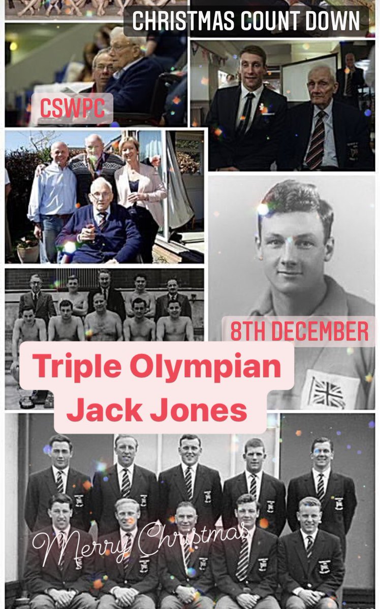 Day 8 and we have the legendary Jack Jones triple Olympian. We sadly lost jack in 2016 but his legacy still runs through the heart of our club!
#waterpolo #olympian #cheltenham #cswpc