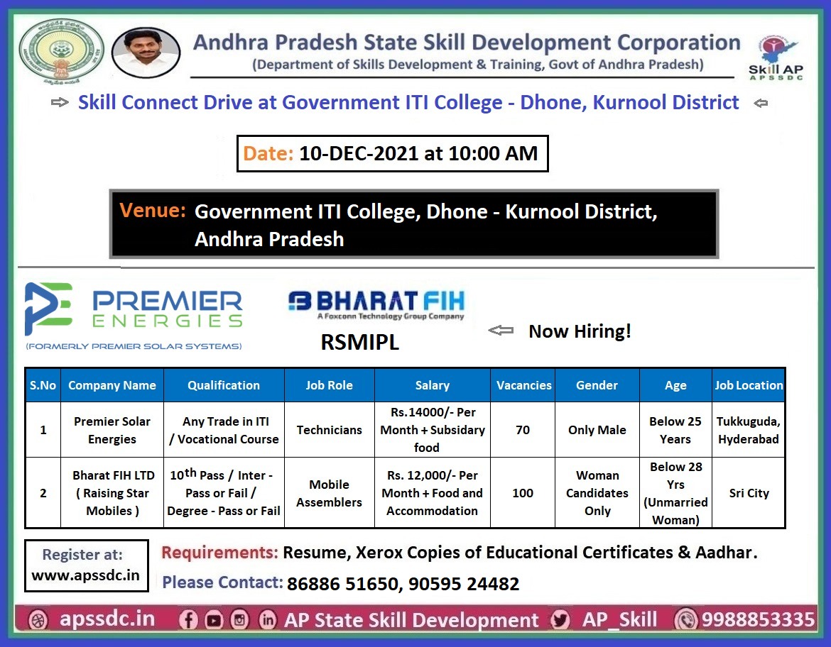 AP Skill Development (@ap_skill) on Twitter photo <a href="/AP_Skill/">AP Skill Development</a> has Conducting Skill Connect Drive at Government ITI College #Dhone <a href="/kurnoolgoap/">Kurnool District</a>
Register at: apssdc.in <a href="/AP_Skill/">AP Skill Development</a> has Conducting Skill Connect Drive at Government ITI College #Dhone <a href="/kurnoolgoap/">Kurnool District</a>
Register at: apssdc.in