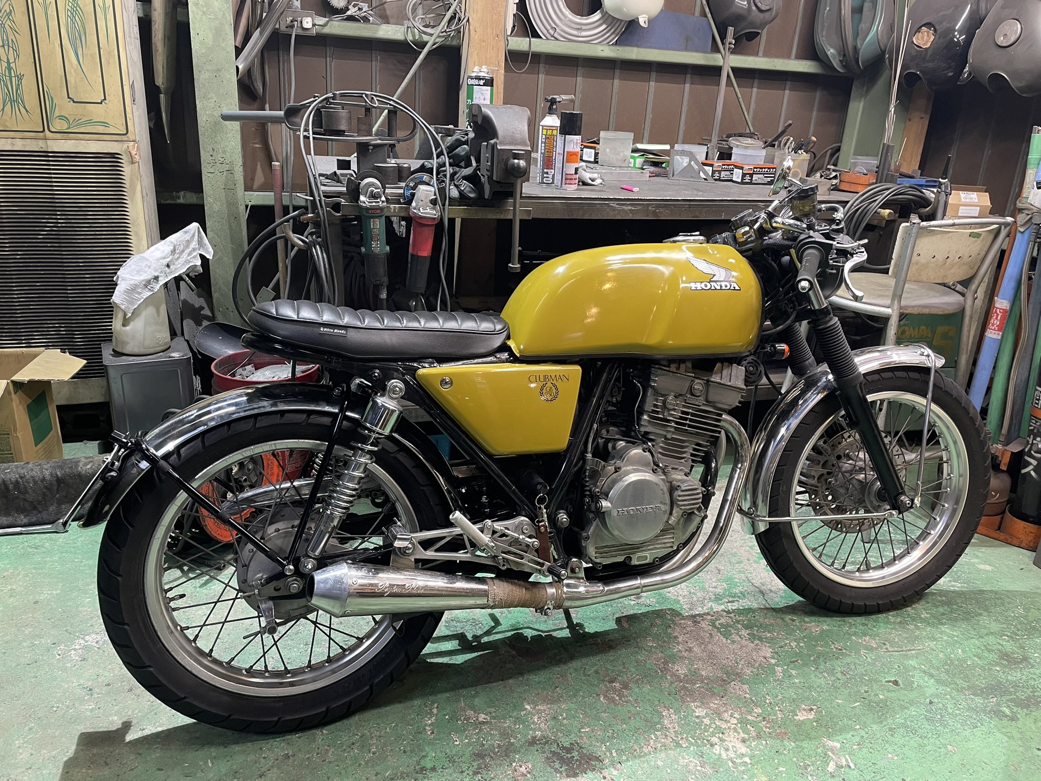 GB250クラブマン リアフェンダー