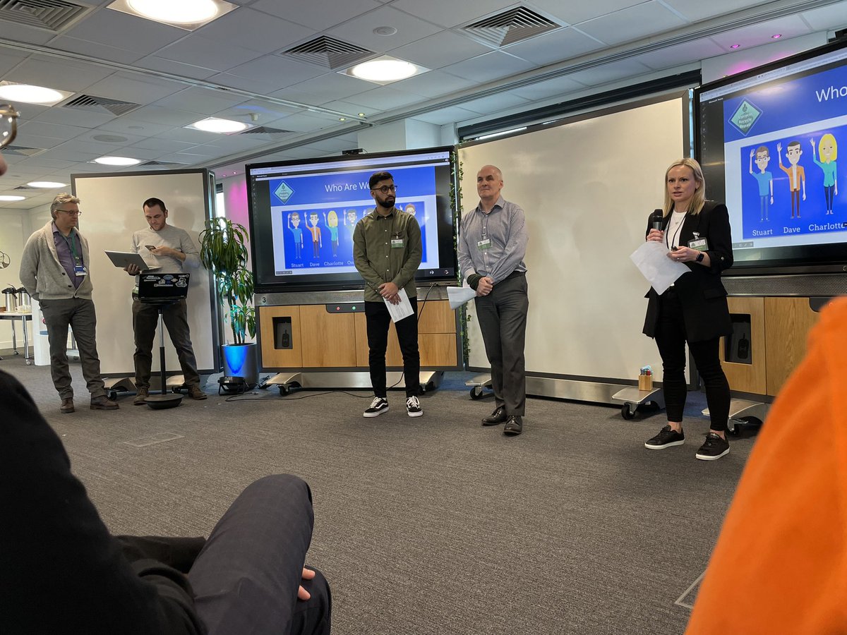 mtdevuk's tweet photo. Our presentation complete, time to enjoy the other ideas and presentations. @CapgeminiUK #TechCh2021 #getthefutureyouwant @CapTeam200 https://t.co/eCuQ1qdRnP