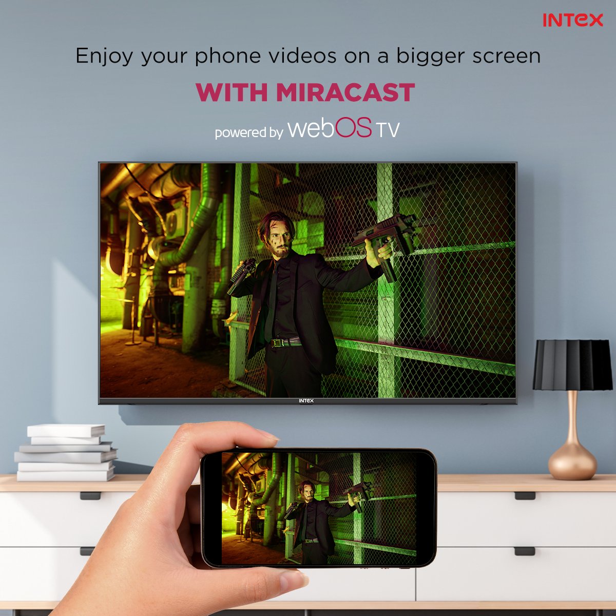 IntexBrand's tweet photo. View all your favourite phone videos and photos on the big screen with the Miracast feature of the LED-WOS5501U.
Get it here: https://t.co/aI1TsIbtqU
#webOS #CinemaMode #LEDTV #intexholic #ledtv #smarttv #intextv #technology #ledscreen #intex #ledscreens #ledtv #intexian https://t.co/eoKwZfpCrE