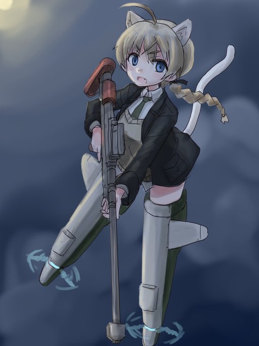 空戦絵他。 #ストライクウィッチーズ #リネット・ビショップ https://t.co/JSDOXUrqPJ 