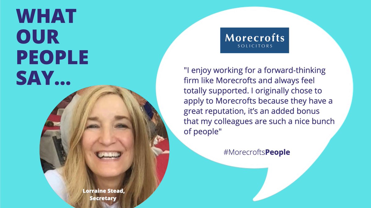 Morecrofts's tweet photo. This is one of our favourite bits of feedback from the team! #NiceBunch #MorecroftsPeople https://t.co/SrFrCyK5Fp