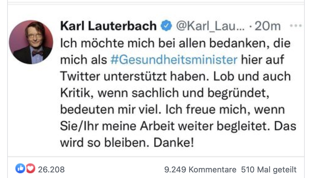 HHU_de's tweet photo. Auch die #HHU als ehemalige Alma Mater gratuliert @Karl_Lauterbach zur Ernennung als #Gesundheitsminister. 
Er wurde 1991 im Rahmen von Studien (u.a. @fz_juelich) von der Medizinischen Fakultät der Heinrich-Heine-Universität Düsseldorf zum Dr. med. #promoviert  
Good luck... https://t.co/ivRjdKTesc