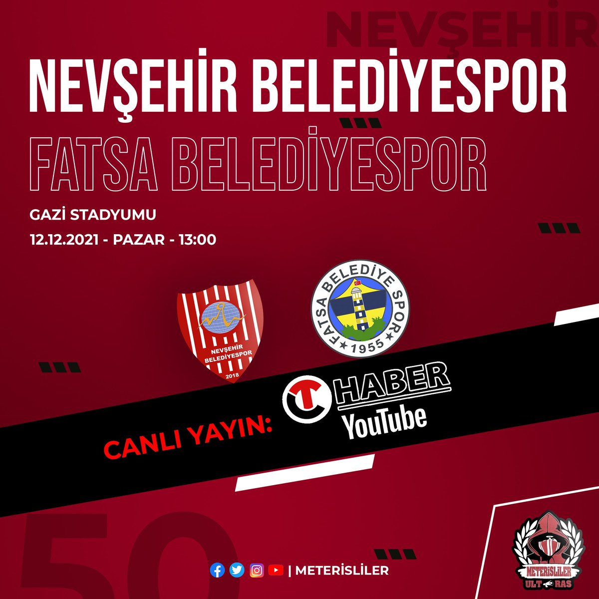 Meterisliler's tweet photo. 🇦🇹🇦🇹🇦🇹🇦🇹🇦🇹🇦🇹🇦🇹🇦🇹🇦🇹🇦🇹🇦🇹🇦🇹🇦🇹🇦🇹

İlk devrenin evimizde oynanacak olan son maçında Fatsa Belediyesporu konuk ediyoruz.Takımımız, yükselen performansıyla birlikte zirveye tırmanışını sürdürüyor.Bizde taraftar olarak üstümüze düşeni yapıp 90 dakika desteğimizi vermeliyiz. https://t.co/OMmTs7mPzx