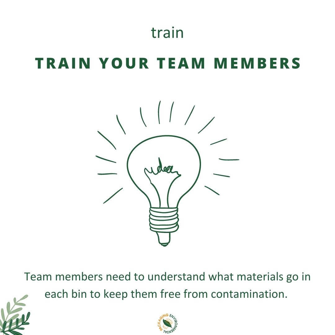 packagingenviro's tweet photo. β»οΈ Train your team. Each team member needs to understand what materials go in each bin to keep them free from contamination.
Visit our website guides to learn more π https://t.co/Qnv5Qi1VuD
#packagingenvironmental #packaging #zerowaste #sustainability #tips #greenbusiness https://t.co/I4MzsDoZoy