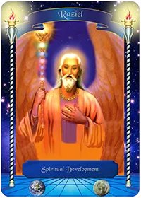 ShirlAngelLady's tweet photo. Archangel Raziel is known as the Wizzard of the Angels.  He holds the key to unlocking many secrets and mysteries of the Universe.  AA Raziel can help you develop your psychic abilities, remove blockages and help you to uncover new spiritual insights.  

#ShirleyTheAngelLady https://t.co/P4eaQhkI8s