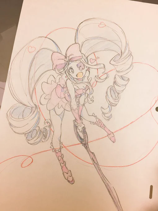 鉛筆で描くの好き 