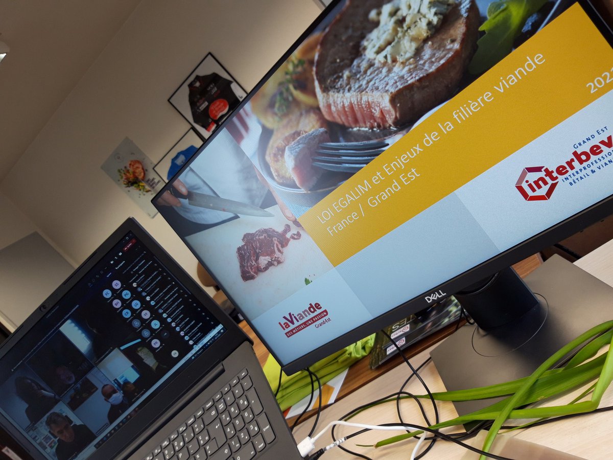 InterbevGdEst's tweet photo. [RHD] Rencontre Viande et Restauration 
Un temps d'échanges entre professionnels sur la mise en place Egalim 1 et 2.
@Interbev_fr #LabelRouge #loqualite #MonRestoResponsable 
Merci aux 82 participants : DRAAF, Region, Lycées, Collèges, Hôpitaux, Grossistes, Chambres d'agriculture https://t.co/ltXPmJ2yZp