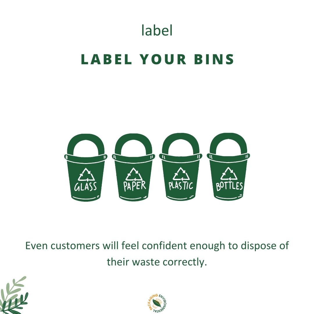packagingenviro's tweet photo. β»οΈ Label your bins. It takes no time, and your customers will feel confident enough to dispose of their waste correctly.
#packagingenvironmental #packaging #zerowaste #sustainability #tips #greenbusiness #ecofriendly #sustainably #circulareconomy #compostable #recyclable https://t.co/WtIO0yZ3Nv